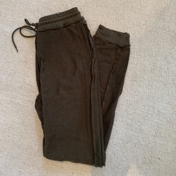 Danielle Guizio Olive Green Sweatpants - Picture 4 of 4